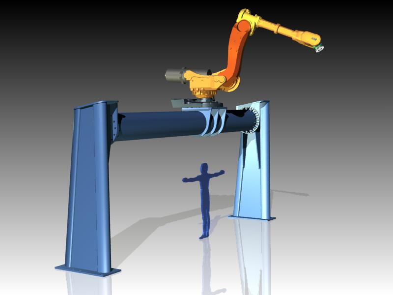 Diseño de pórtico para robot manipulador