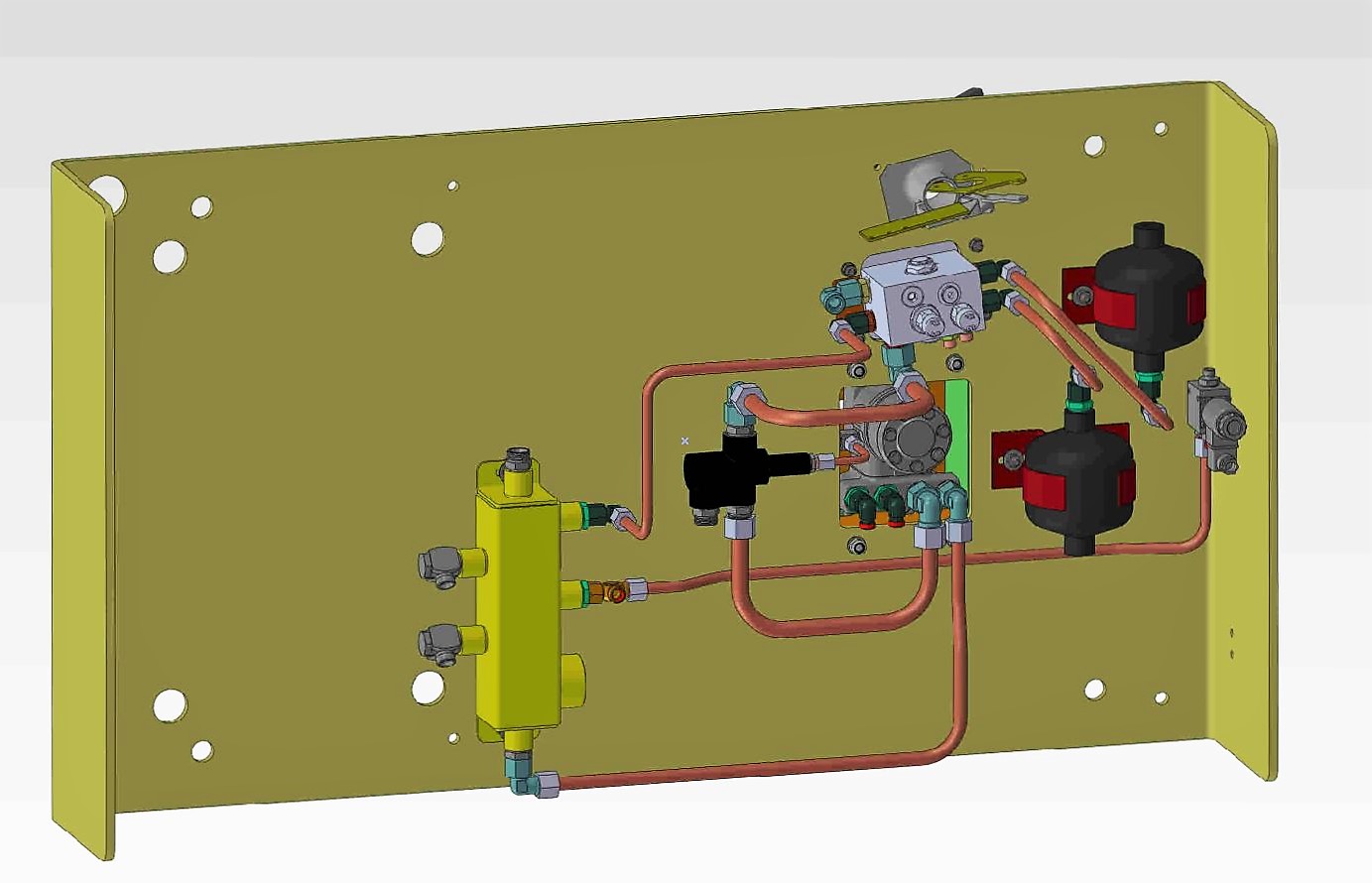 Rediseño instalación de frenado de máquina para la proyección de hormigón (Putzmeister SPM4210)